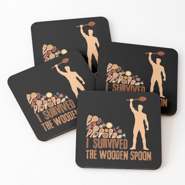 Item preview, I Survived The Wooden Spoon Funny Gift Idea designed and sold by StanPera.