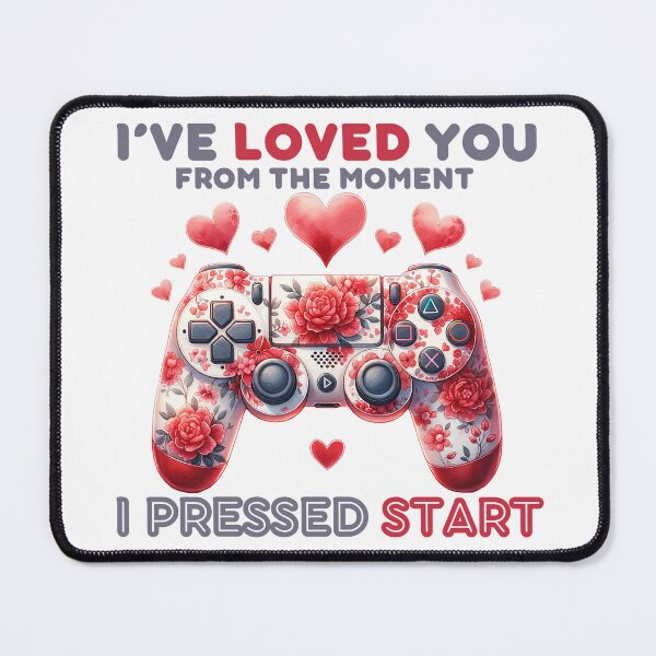 Item preview, Gamer Love From The Start Playstation Video Game Controller designed and sold by Pixels2Patterns.