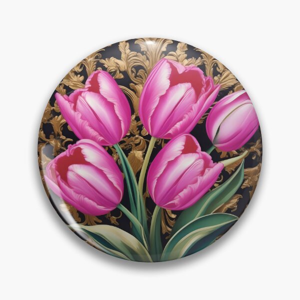 Item preview, Baroque Inspired Pink Tulips designed and sold by DesignsByPrnces.