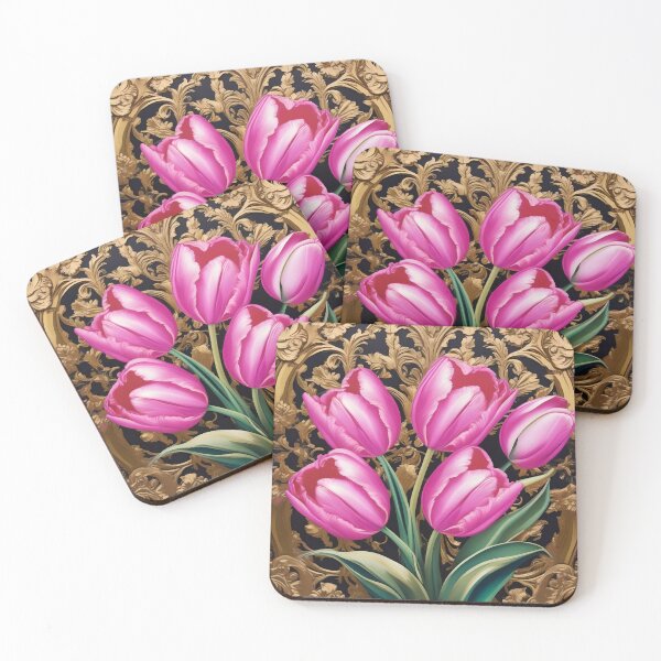 Item preview, Baroque Inspired Pink Tulips designed and sold by DesignsByPrnces.