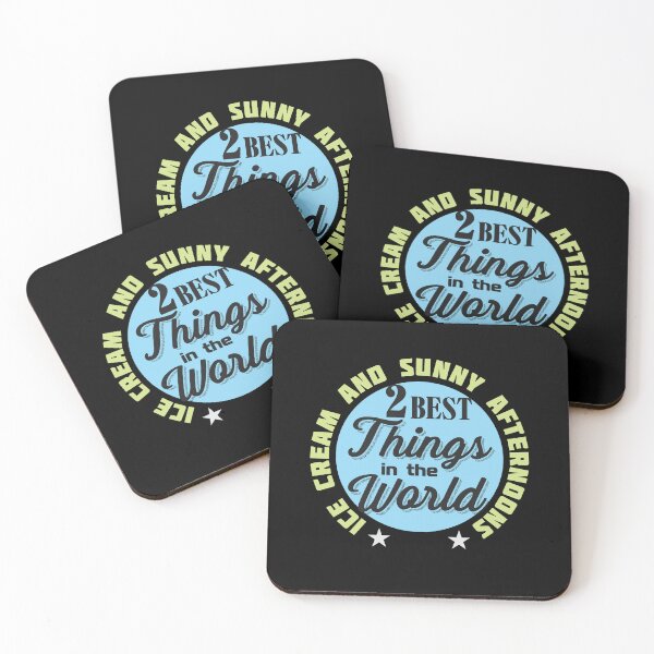 Item preview, 2 Best Things in the World: Ice Cream and Sunny Afternoons designed and sold by Geek-O-MNL.