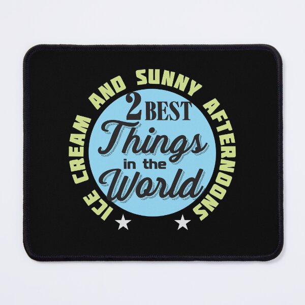 Item preview, 2 Best Things in the World: Ice Cream and Sunny Afternoons designed and sold by Geek-O-MNL.