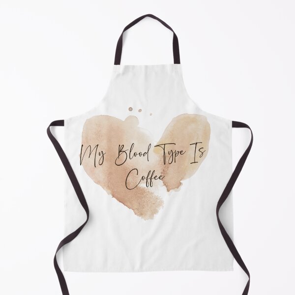 Item preview, My blood type is coffee - coffee lover design designed and sold by Dominika Bednarska.