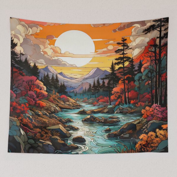 Item preview, Riverscape 3  designed and sold by Dawn van Doorn.