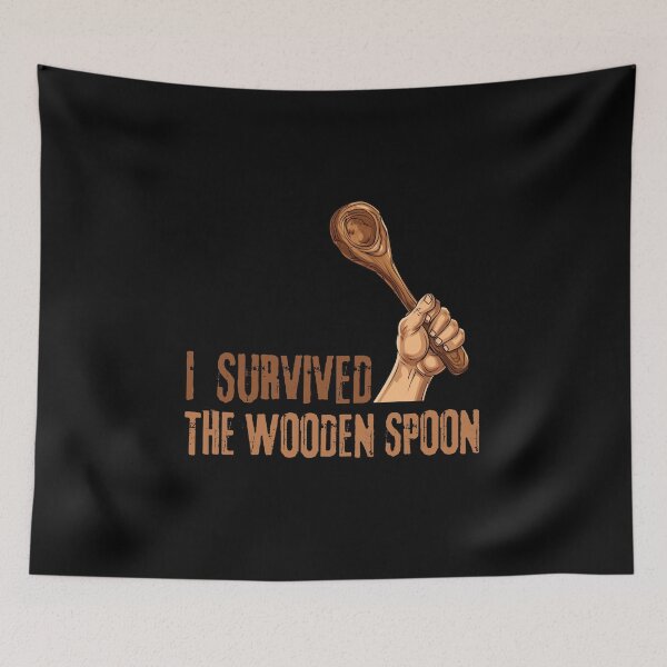 Item preview, I Survived The Wooden Spoon Funny Gift Idea designed and sold by StanPera.