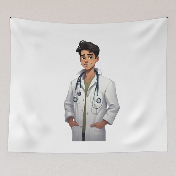 Item preview, Cartoon doctor stickers designed and sold by lnfluitive.