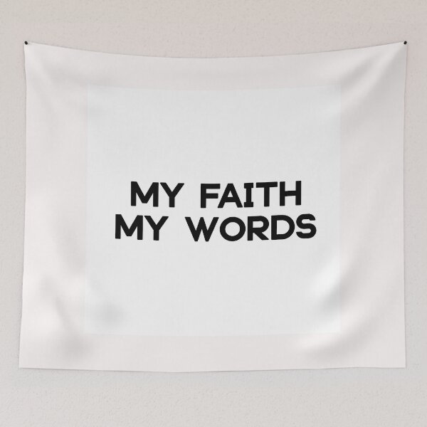 Item preview, my faith my words designed and sold by TheLifeInspired.