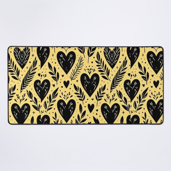 Item preview, Black Heart Pattern designed and sold by PatternInArt.