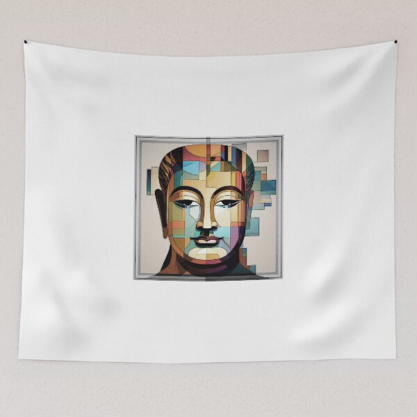 Item preview, Buddha tileartwork 2024 jan designed and sold by tileartwork.
