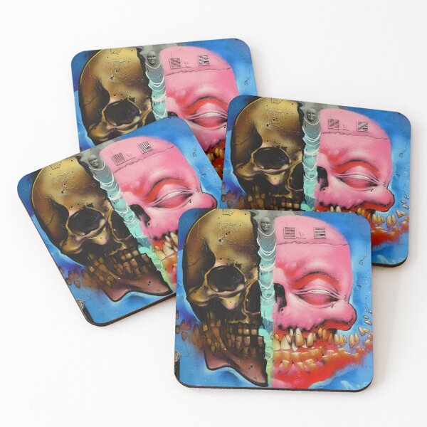Item preview, Skull with a split personality designed and sold by andalaimaging.