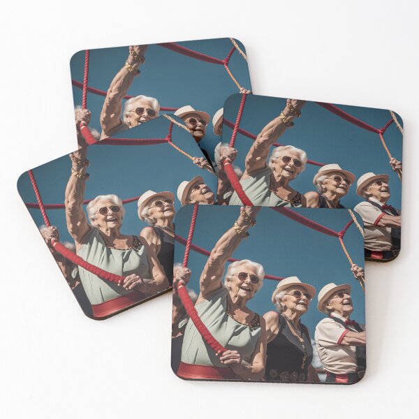 Item preview, Pensioners as trapeze Artists designed and sold by Colin Bentham.