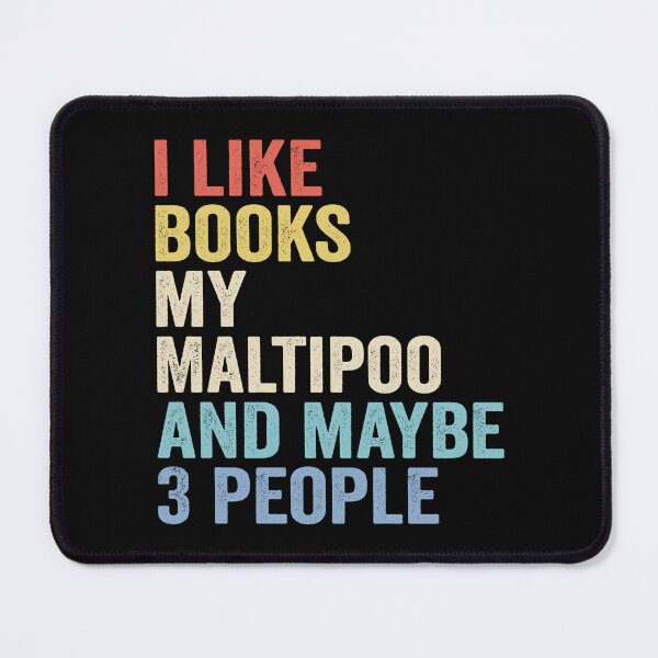 Item preview, Maltipoo Dog Lover Gift, Cute Book Dogs Lover - Bookish Dog Fans designed and sold by vzrnmichsudops.