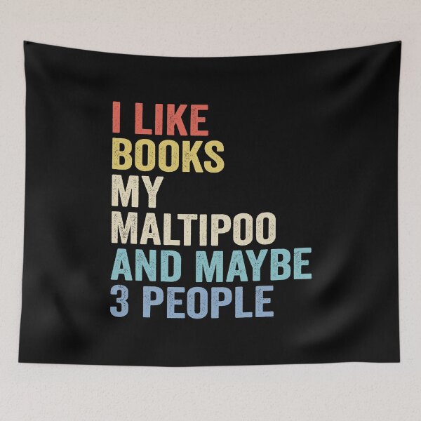 Item preview, Maltipoo Dog Lover Gift, Cute Book Dogs Lover - Bookish Dog Fans designed and sold by vzrnmichsudops.