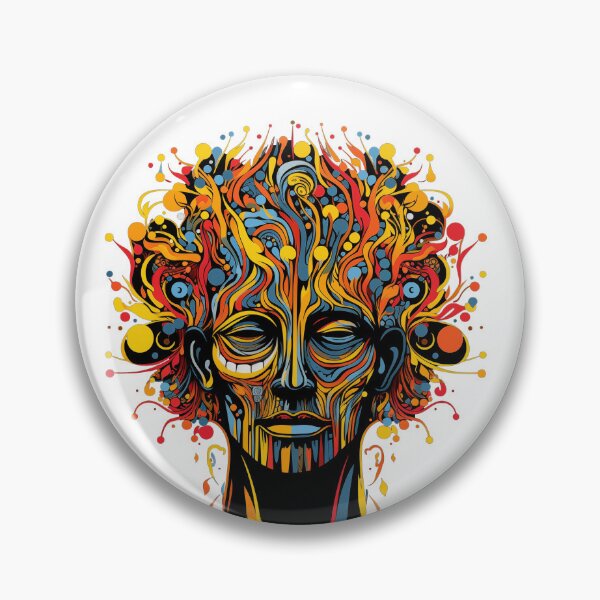 Artikelvorschau, Psychedelische Farbharmonie entworfen und verkauft von Artisleek Designs.