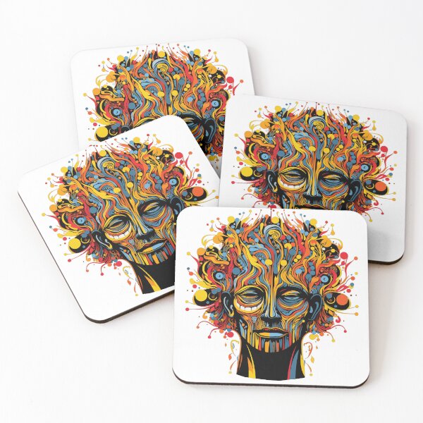 Artikelvorschau, Psychedelische Farbharmonie entworfen und verkauft von Artisleek Designs.