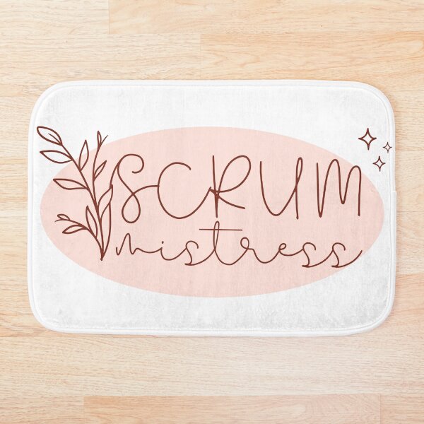 Item preview, Scrum master? Scrum mistress! Delicate and boho designed and sold by Drawmecute.