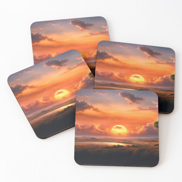 Item preview, Sunset on the Water and Land Fantasy in the Clouds designed and sold by Stephanie Laird.