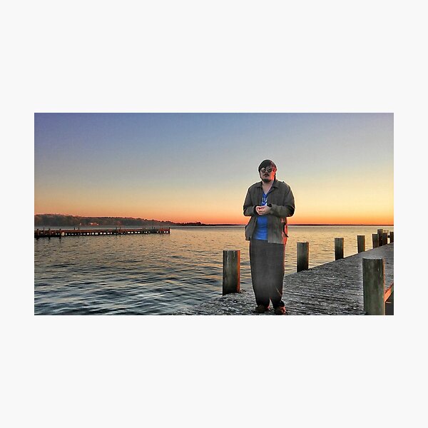 Xane on the Pier Photographic Print