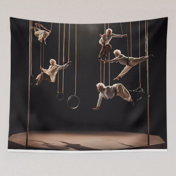 Item preview, Pensioners as trapeze Artists designed and sold by Colin Bentham.