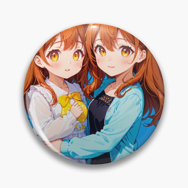 Item preview, Ginger Girl Sisters Cuddlebunny designed and sold by StickerStarSaga.