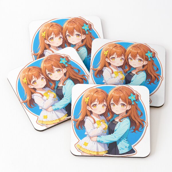 Item preview, Ginger Girl Sisters Cuddlebunny designed and sold by StickerStarSaga.