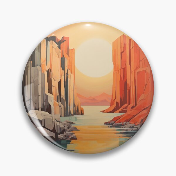 Item preview, Sticker photo rocks with sunset designed and sold by S-ZYBI.