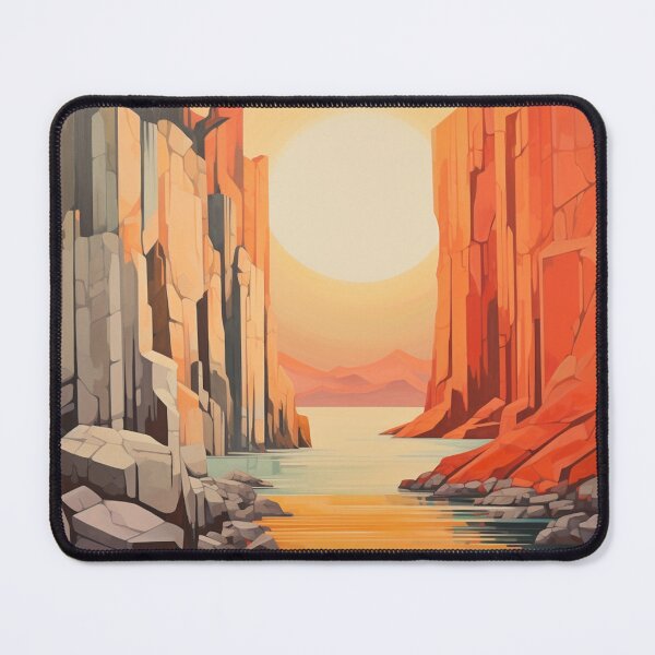 Item preview, Sticker photo rocks with sunset designed and sold by S-ZYBI.