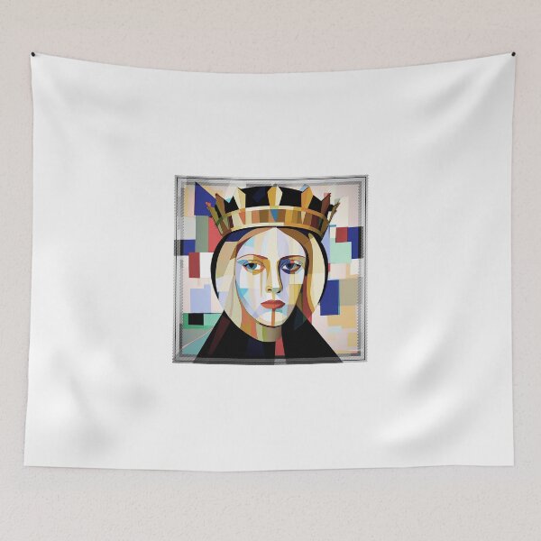 Item preview, Eleanor of Aquitaine tileartwork 2024 jan designed and sold by tileartwork.