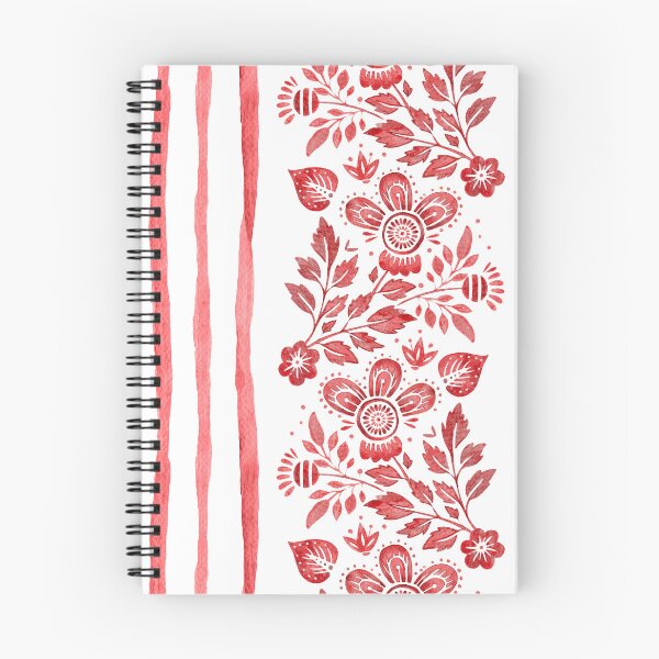 Item preview, Polish folk flower ethnic flower art designed and sold by Red-Ink.