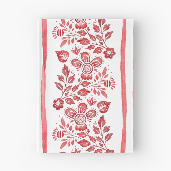 Item preview, Polish folk flower ethnic flower art designed and sold by Red-Ink.
