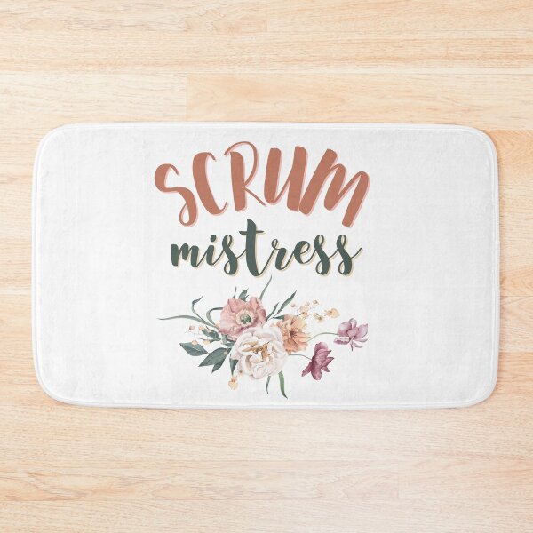 Item preview, Scrum master? Scrum mistress! Boho and flowers designed and sold by Drawmecute.