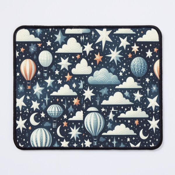 Item preview, A Night Odyssey - Cloud Star Balloon Pattern designed and sold by PatternInArt.
