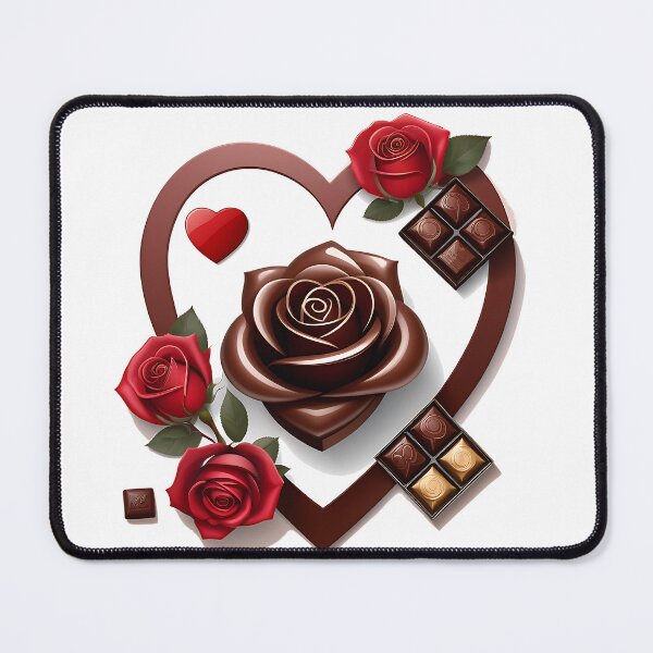 Item preview, Valentine's Day, roses and chocolates designed and sold by IAmagineFR.