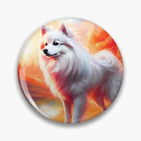 Item preview, a cute eurasian spitz dog designed and sold by janjacbu.