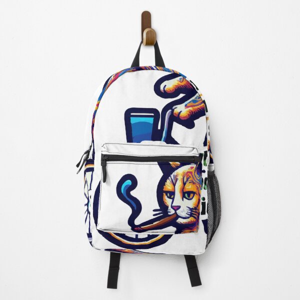 Item preview, Smoking Cat on a Psychedelic Bike Ride designed and sold by diegomenjivar92.