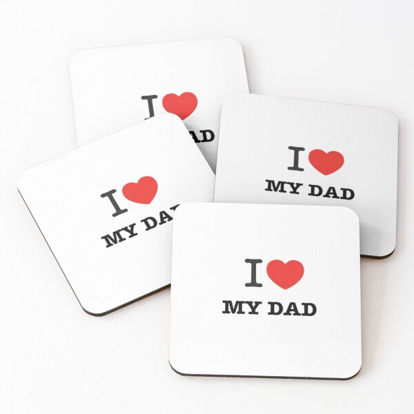 Item preview, I heart my dad designed and sold by BabblingCow.