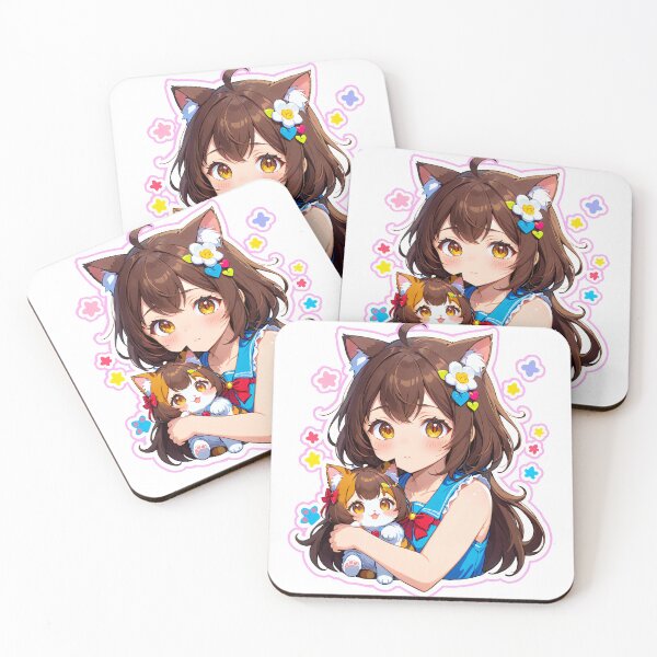 Item preview, MOE Girl Kittie Éclair designed and sold by StickerStarSaga.