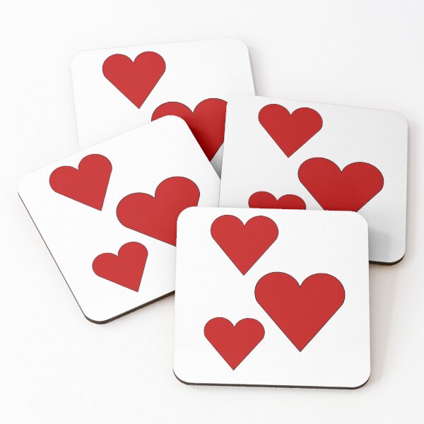 Item preview, CUTE RED LOVE HEARTS designed and sold by ONI-NIE.