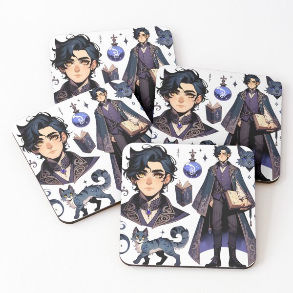 Item preview, Mystic Arcanist and His Celestial Familiar: Veil of Shadows designed and sold by shadowpalette.
