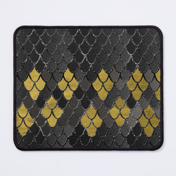 Item preview, Mermaid Scales Black Gold Glam #1 (Photo of Glitter Only - Not Reflective) designed and sold by Anita's & Bella's Art.