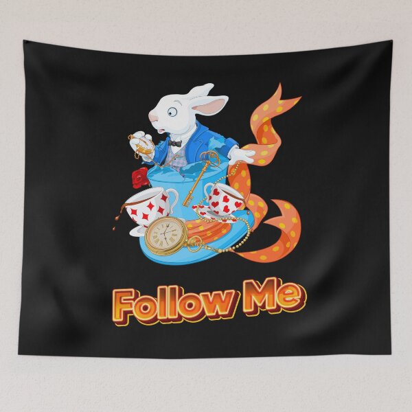Item preview, Hurry Up & Follow The White Rabbit designed and sold by ZION-E-Store.
