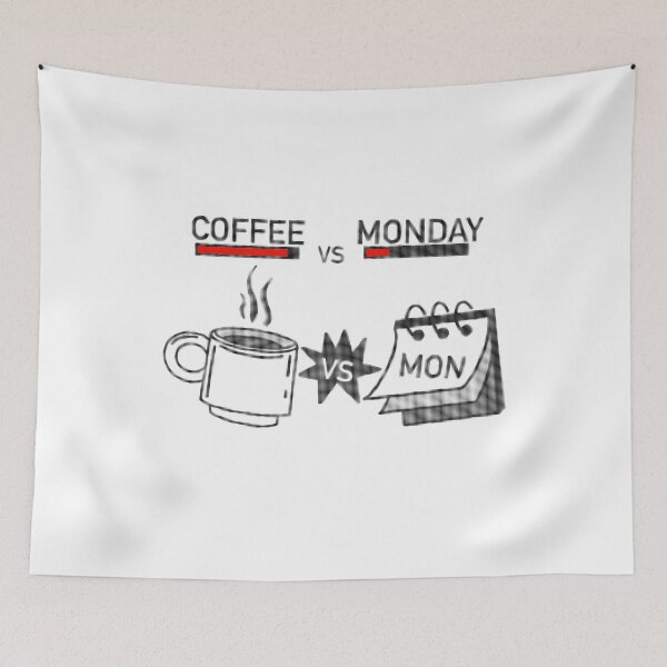 Item preview, Coffee VS Monday designed and sold by WanderDrips.
