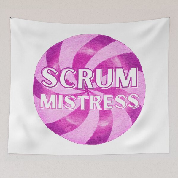 Item preview, Scrum master? Scrum mistress! Candy and cute designed and sold by Drawmecute.