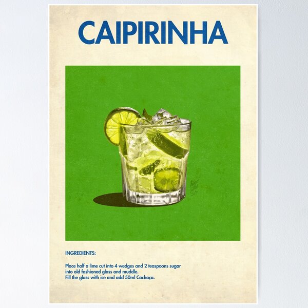 Item preview, Caipirinha Cocktail designed and sold by VillasThiagoArt.