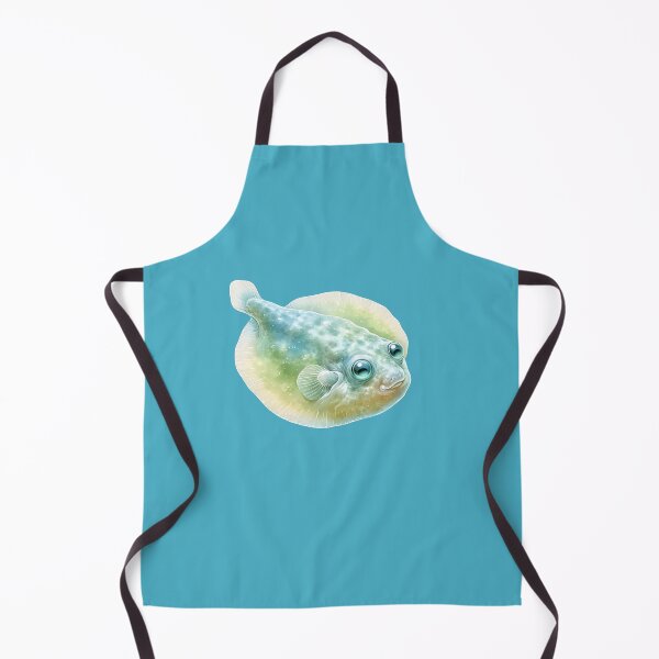 Item preview, Deep Sea Creature, Cartoon Pelican Flounder, Marine life designed and sold by digidecalden.