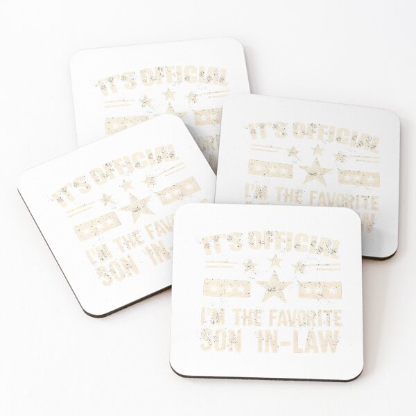 Item preview, It's Official, I'm the Favorite Son-in-Law - Funny Family Gift designed and sold by Moni50 Studio.
