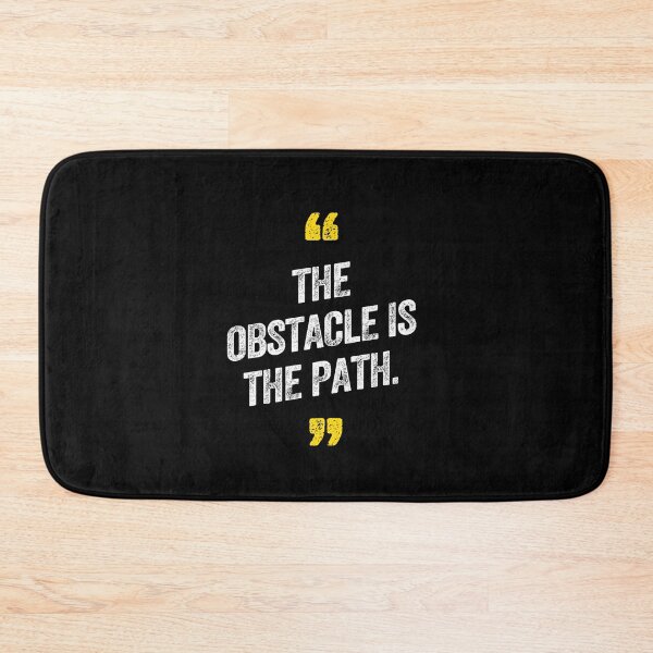 Item preview, The Obstacle Is The Path Motivational Challenge Journey designed and sold by w1ckerman.