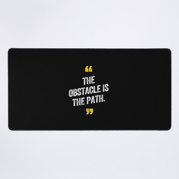 Item preview, The Obstacle Is The Path Motivational Challenge Journey designed and sold by w1ckerman.