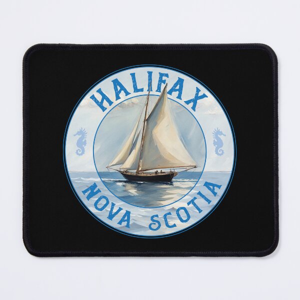 Item preview, Halifax Nova Scotia Canada Vintage Sailing Design designed and sold by Futurebeachbum.