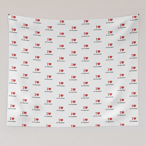 Item preview, I heart my children designed and sold by BabblingCow.